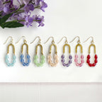 Earrings, "Seascape" Drop