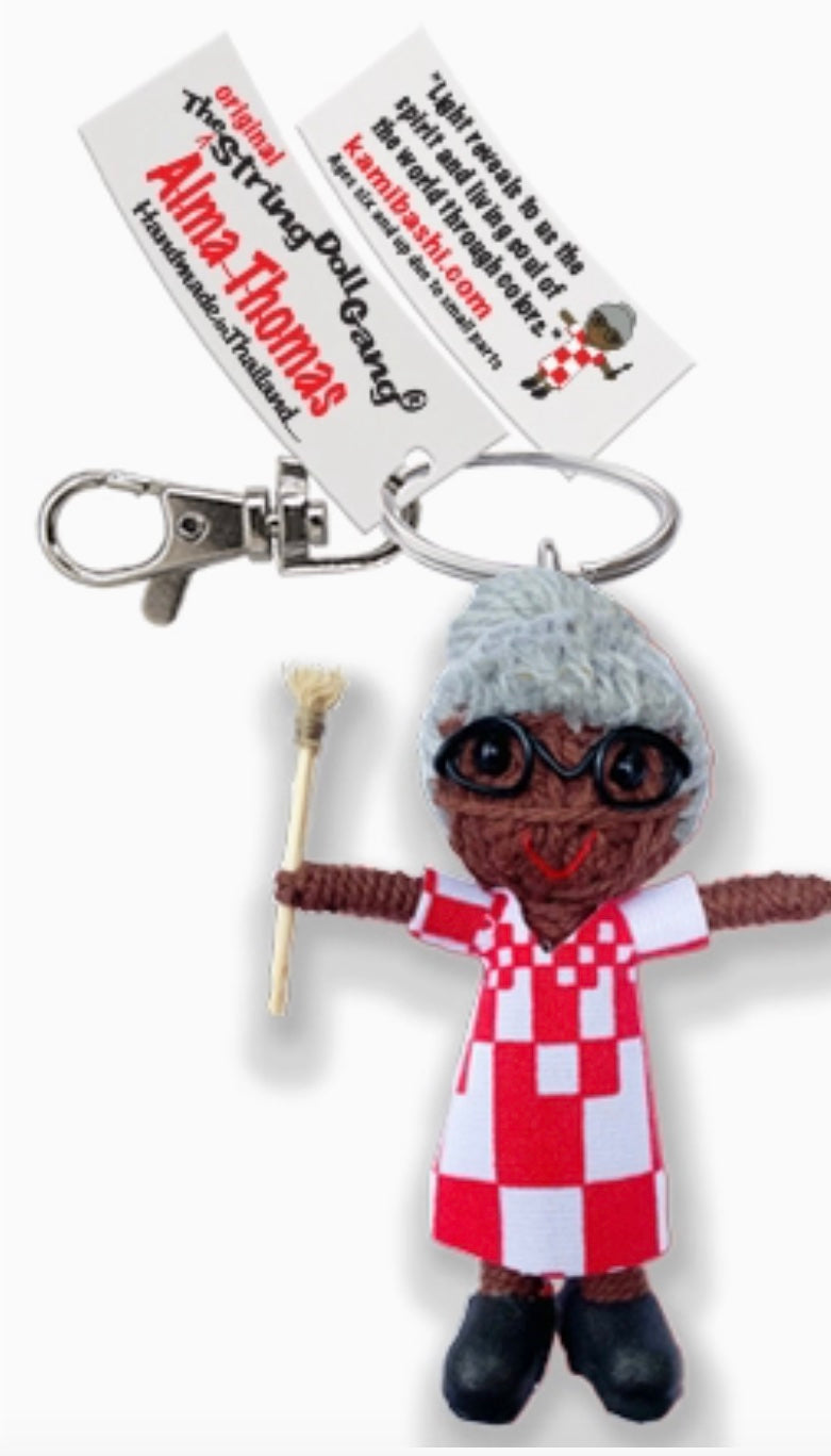 Keychain String Doll, "Alma Thomas"