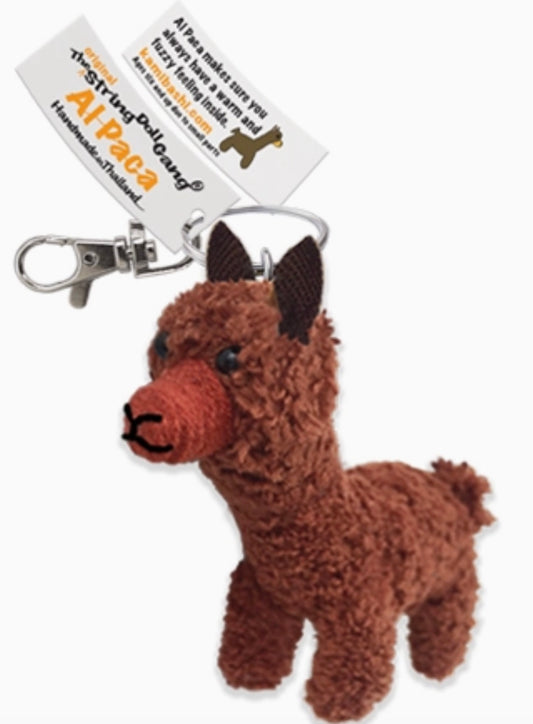 Keychain String Doll, "Al Paca"