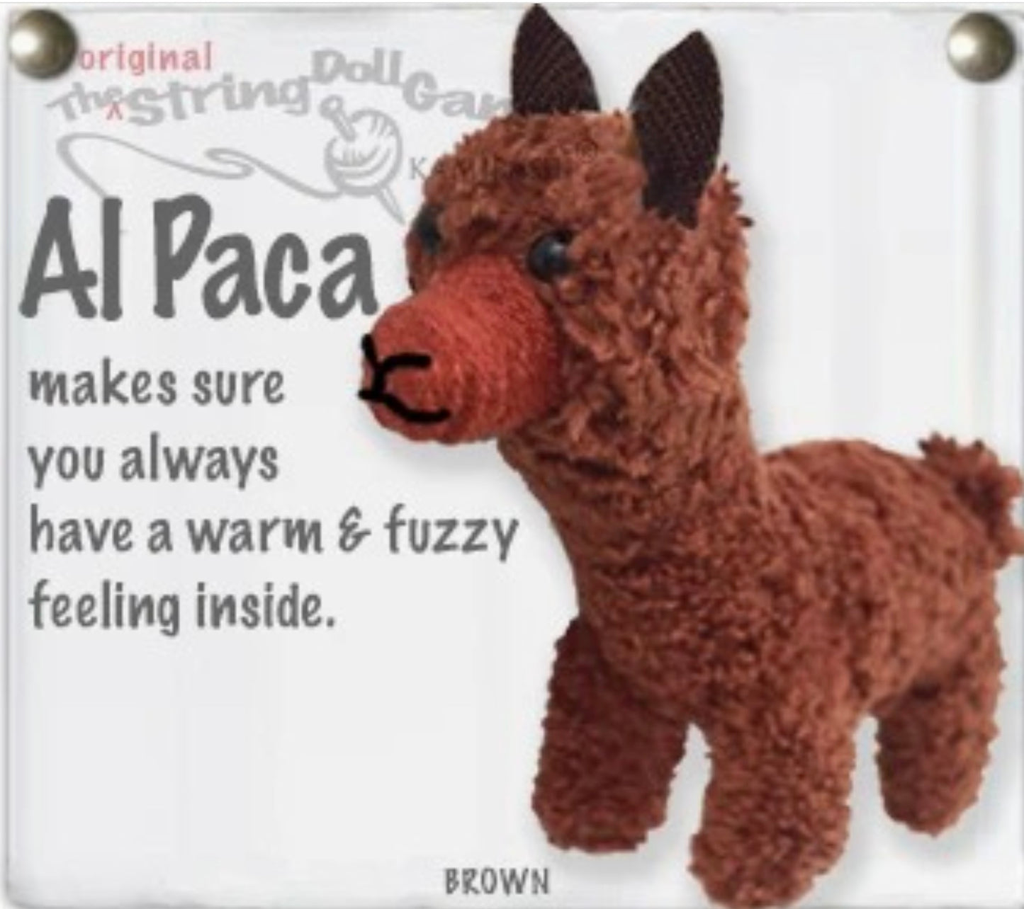 Keychain String Doll, "Al Paca"