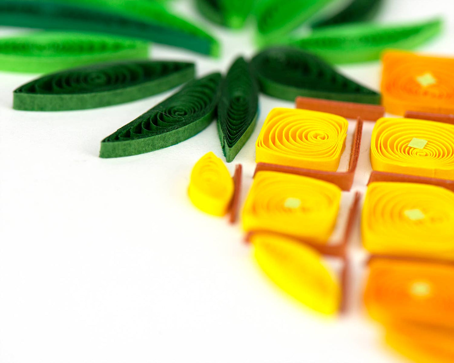 Quilled Greeting Card, "Pineapple"