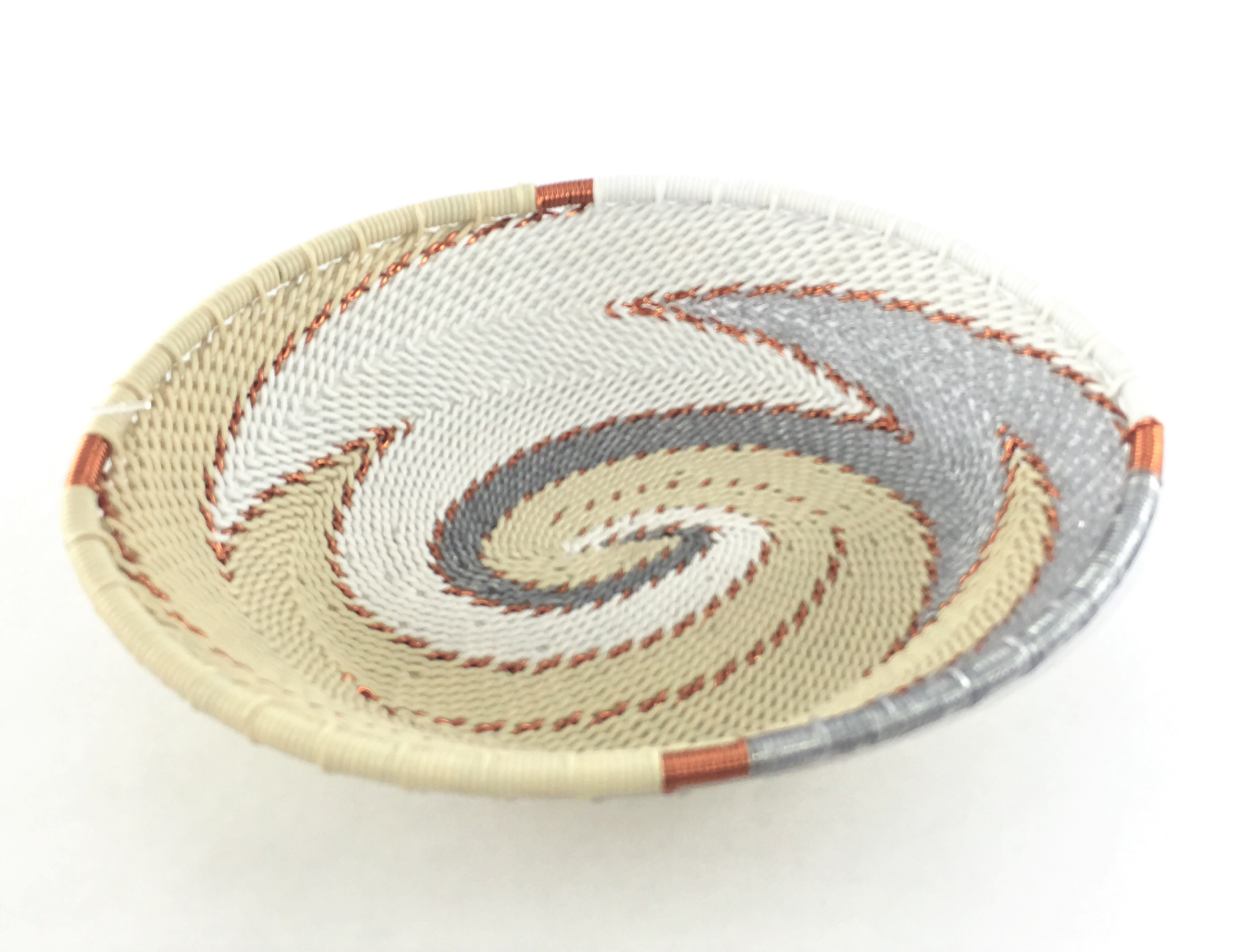 Small Oval  Zulu Wire Basket, Assorted Colors