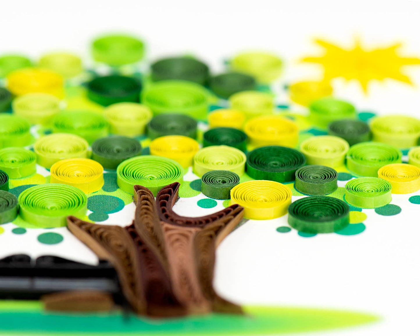 Quilled Greeting Card, "Summer Tree"