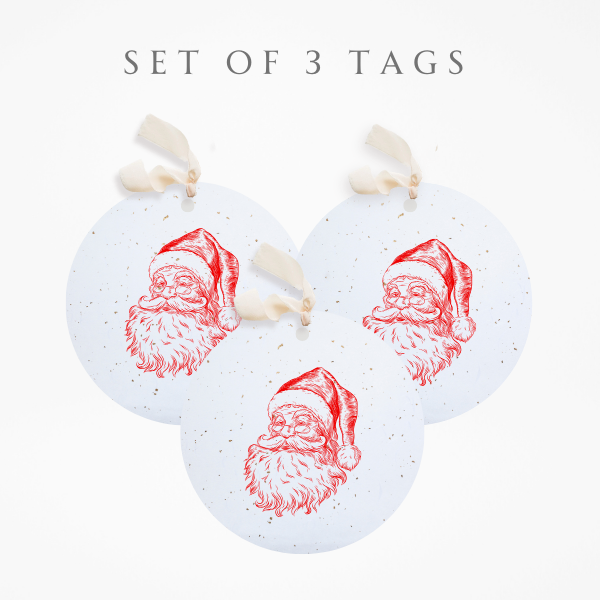 Plantable Seed Gift Tags, Santa Claus