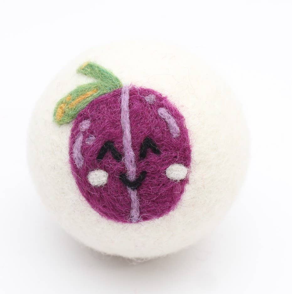 Eco Wool Dryer Balls, "Fruit"