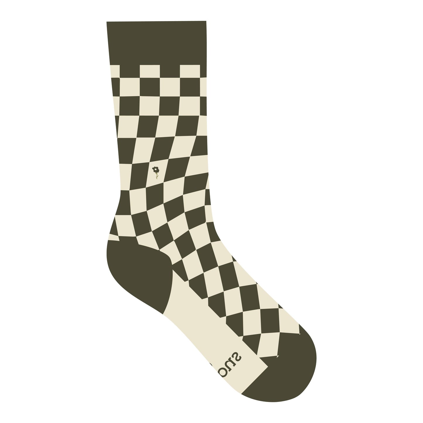 Socks that Fight for Women's Equality (Green Checkered)