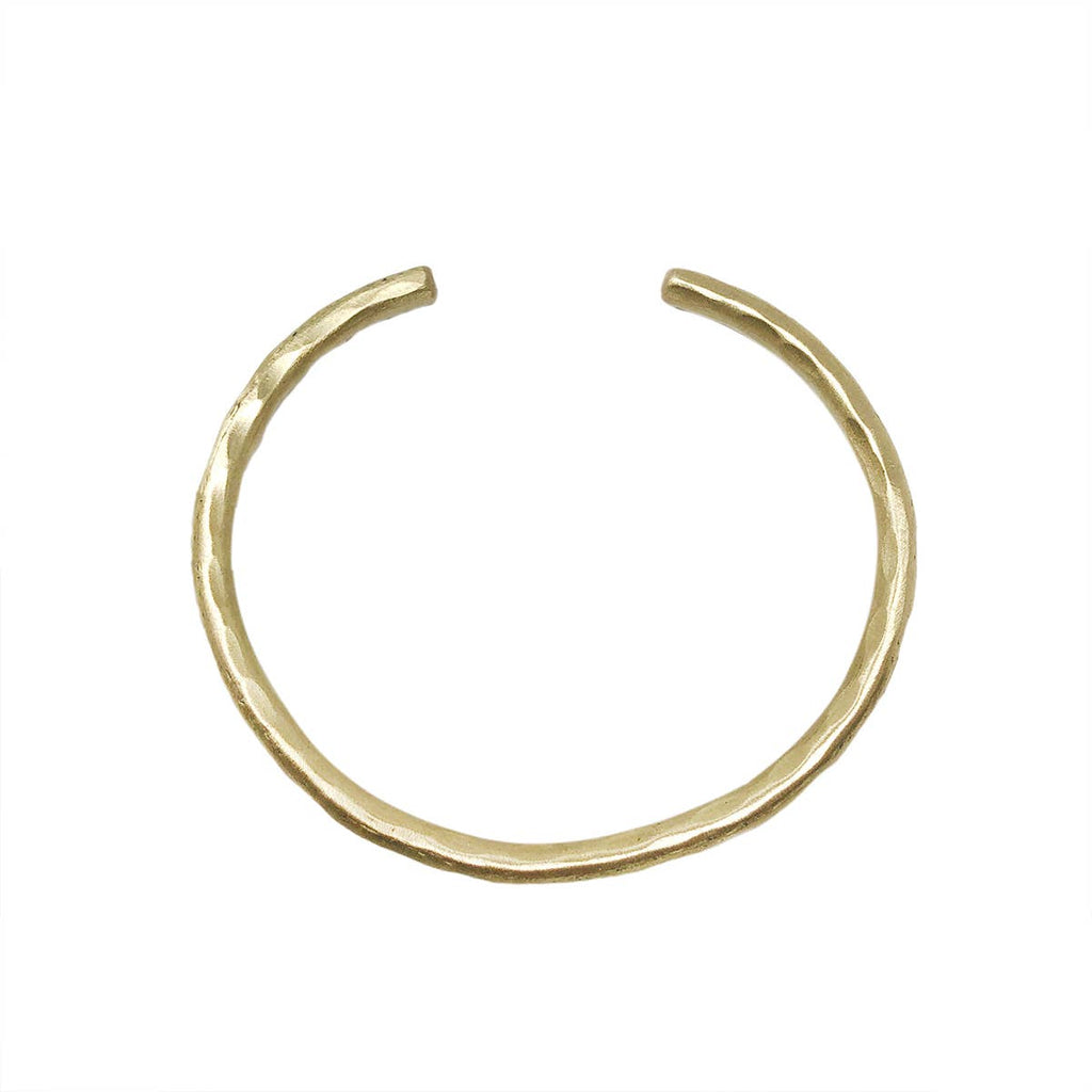 Textured Twig Cuff - Gold