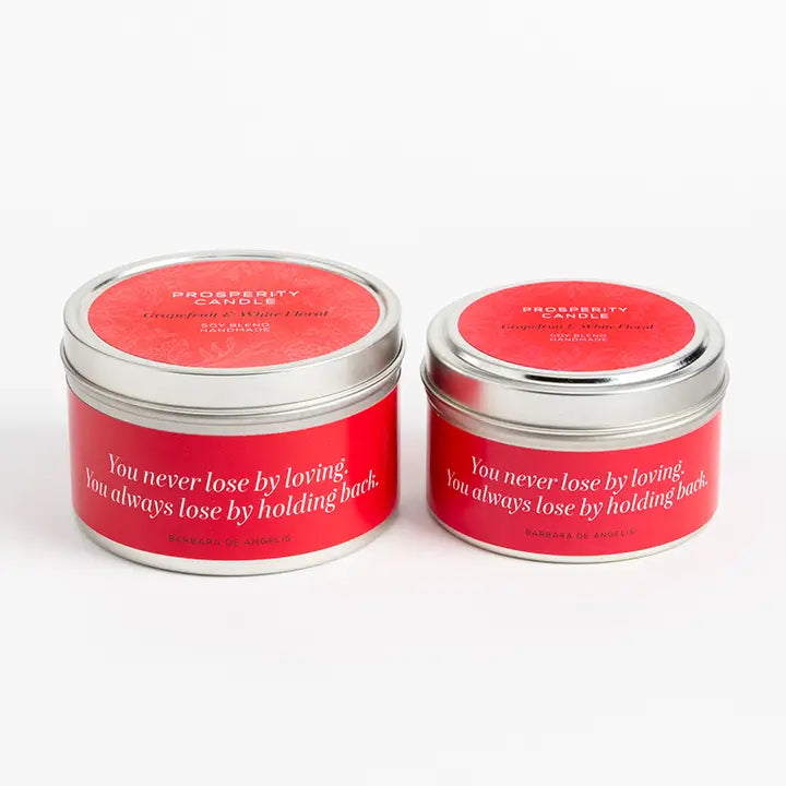 Quote Tin Candle, 4-6oz, "Springtime Quotes"
