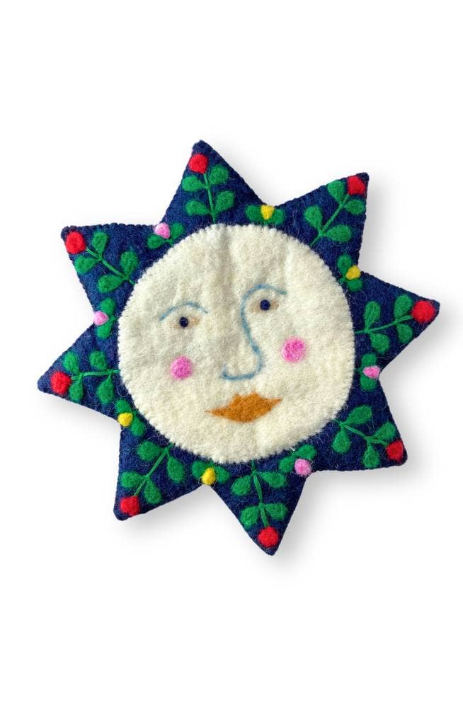 Star Sun Felt Trivet