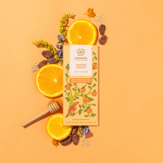 Orange Crunch 70% Dark Chocolate Bar