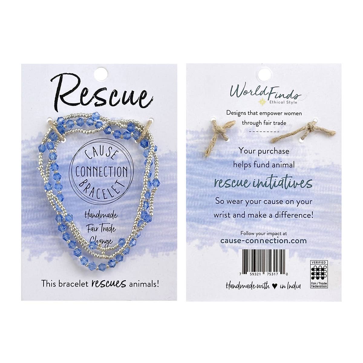 Multistrand Bracelet, "Cause Connection: Rescue"