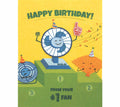 Recycled Paper Cards, "Number 1 Fan Birthday"