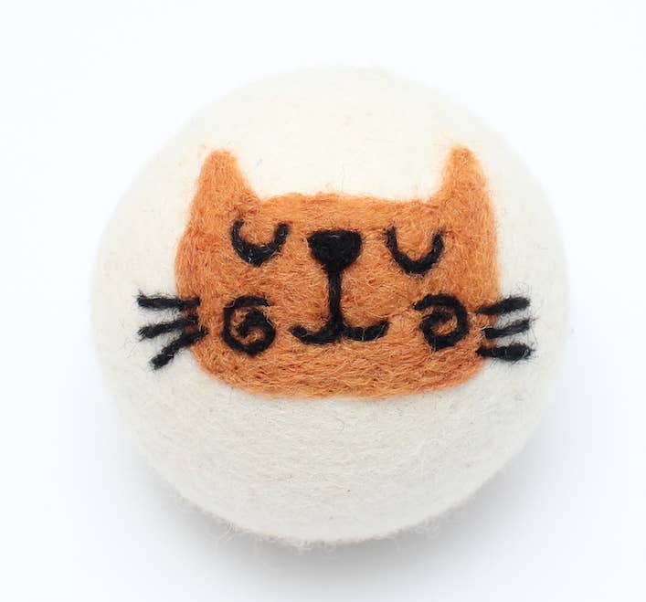 Eco Wool Dryer Balls, "Cats"