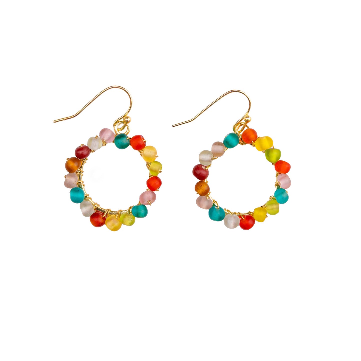 Kaleidoscope Loop Earrings