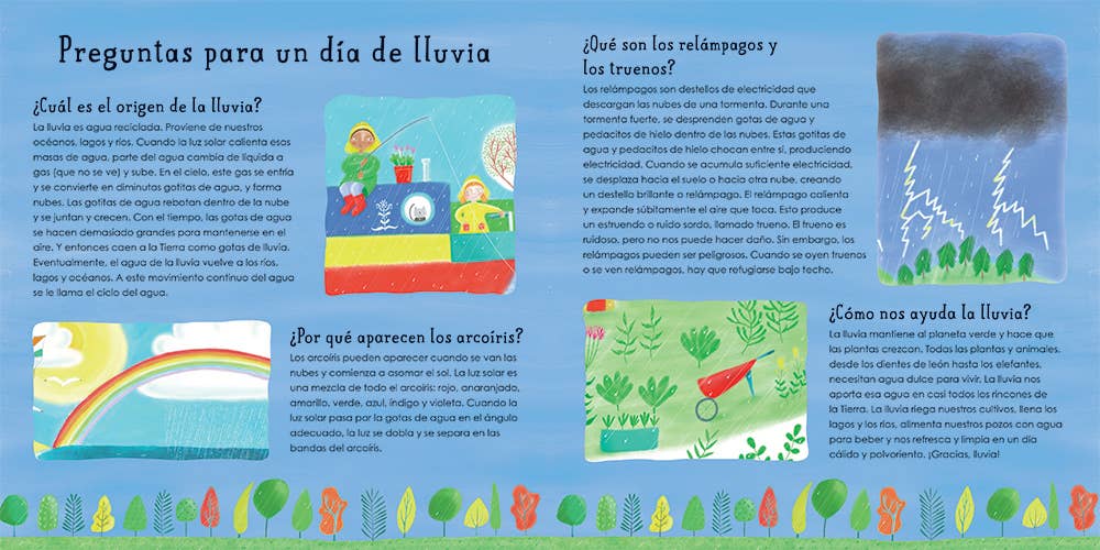 "Me gusta la lluvia" Picture Book