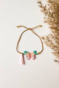 Beaded Butterfly Adjustable Bracelet
