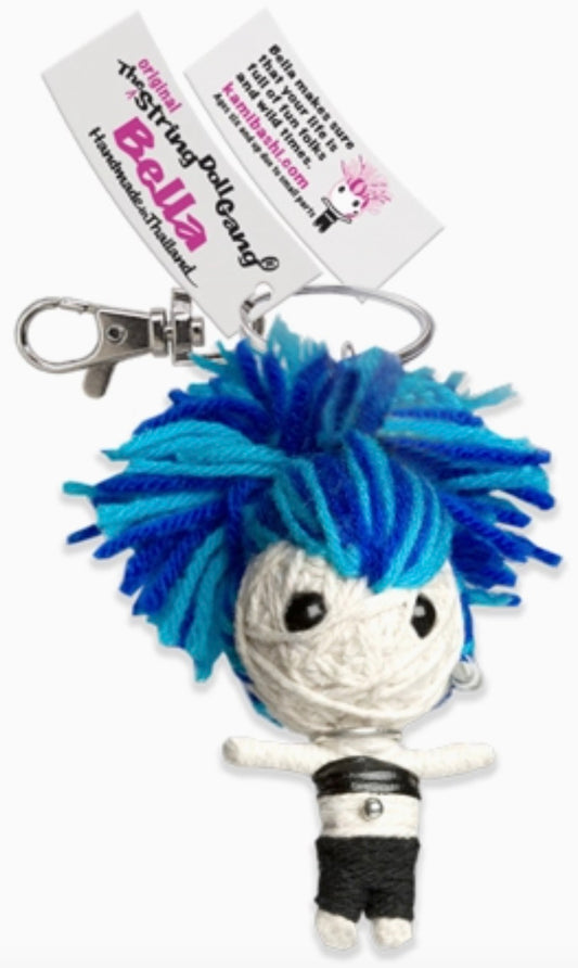 Keychain String Doll, "Bella"