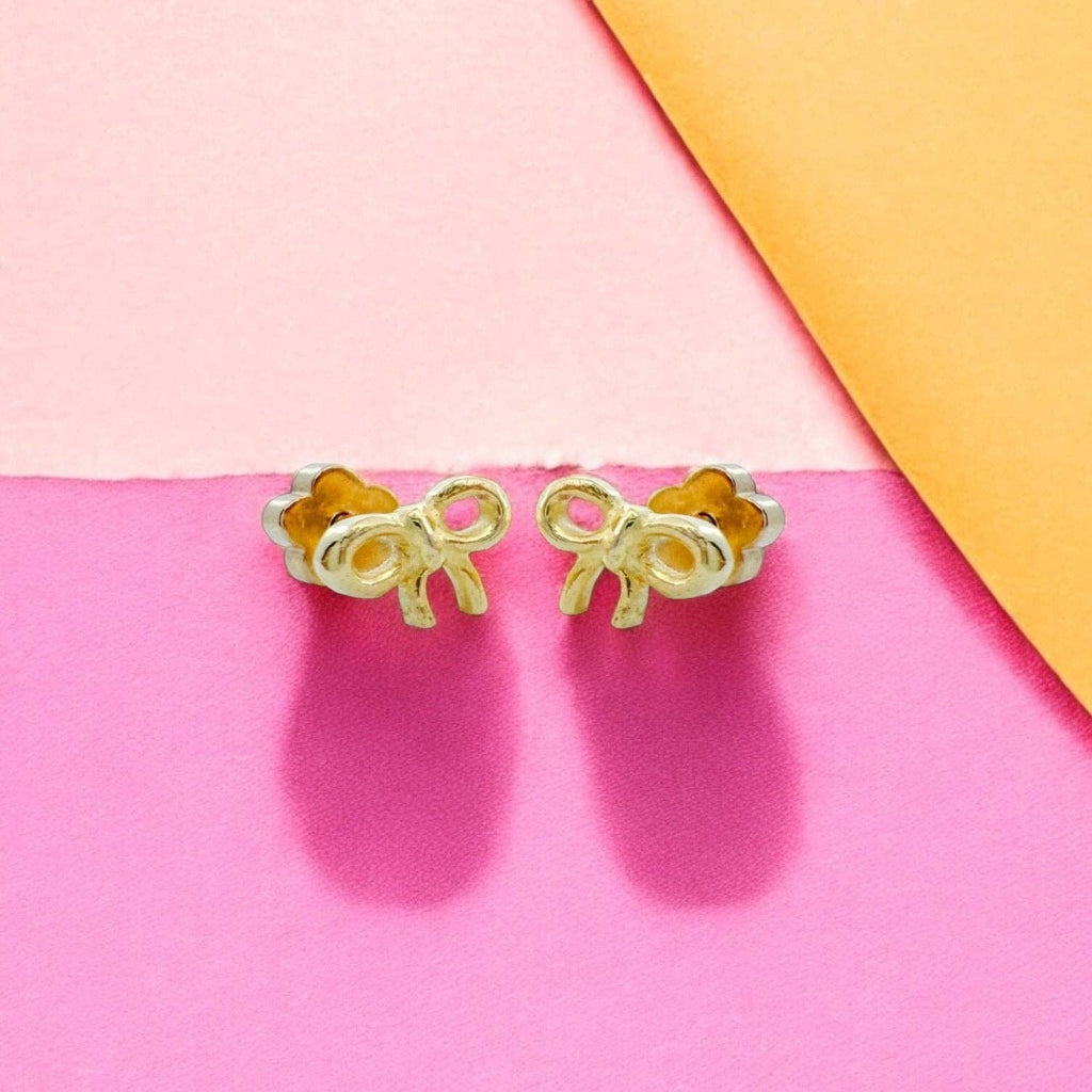 Bow Tiny Stud Kids Earrings