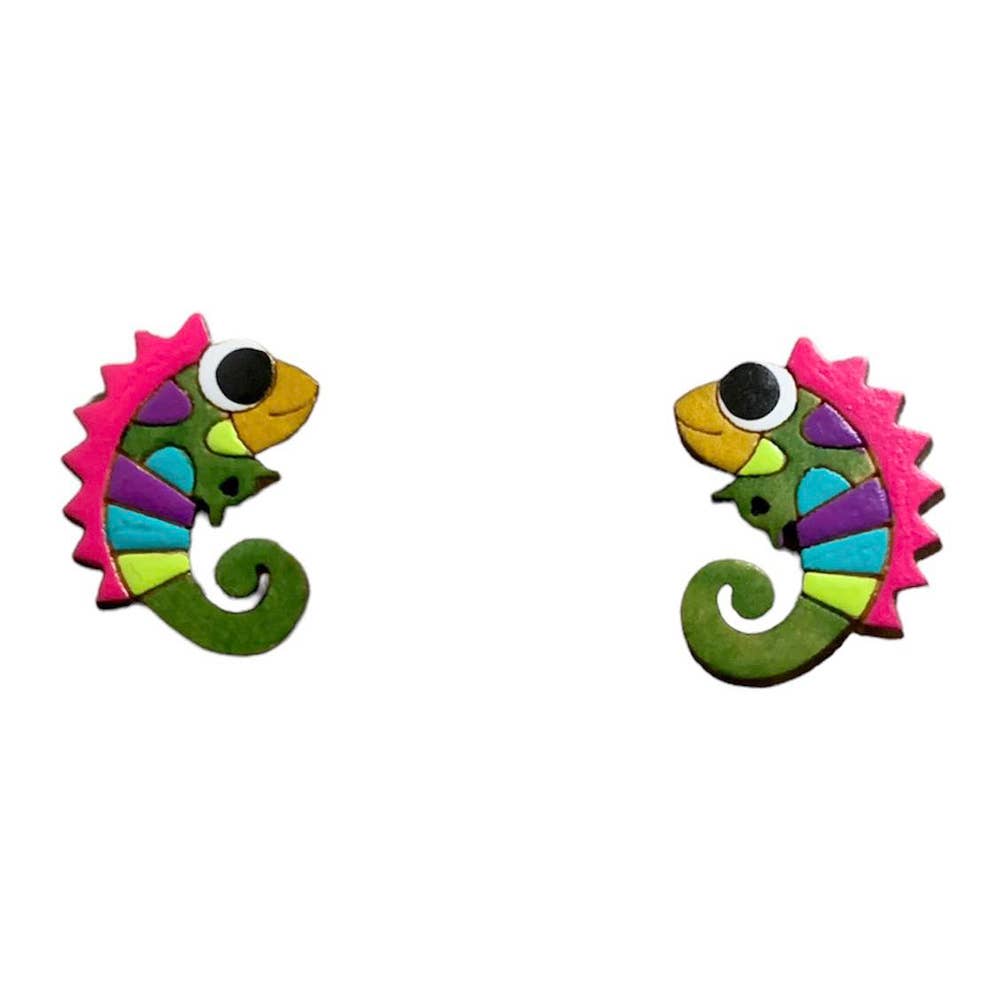 Gourd Post Earrings