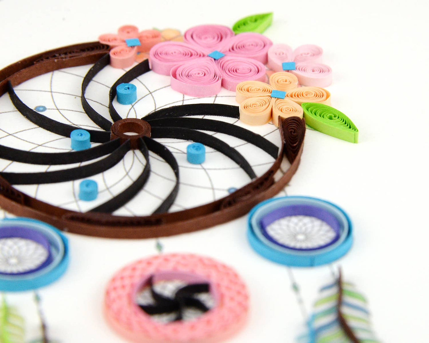 Quilled Greeting Card, "Dreamcatcher"