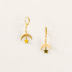 Earring, Moon and Star