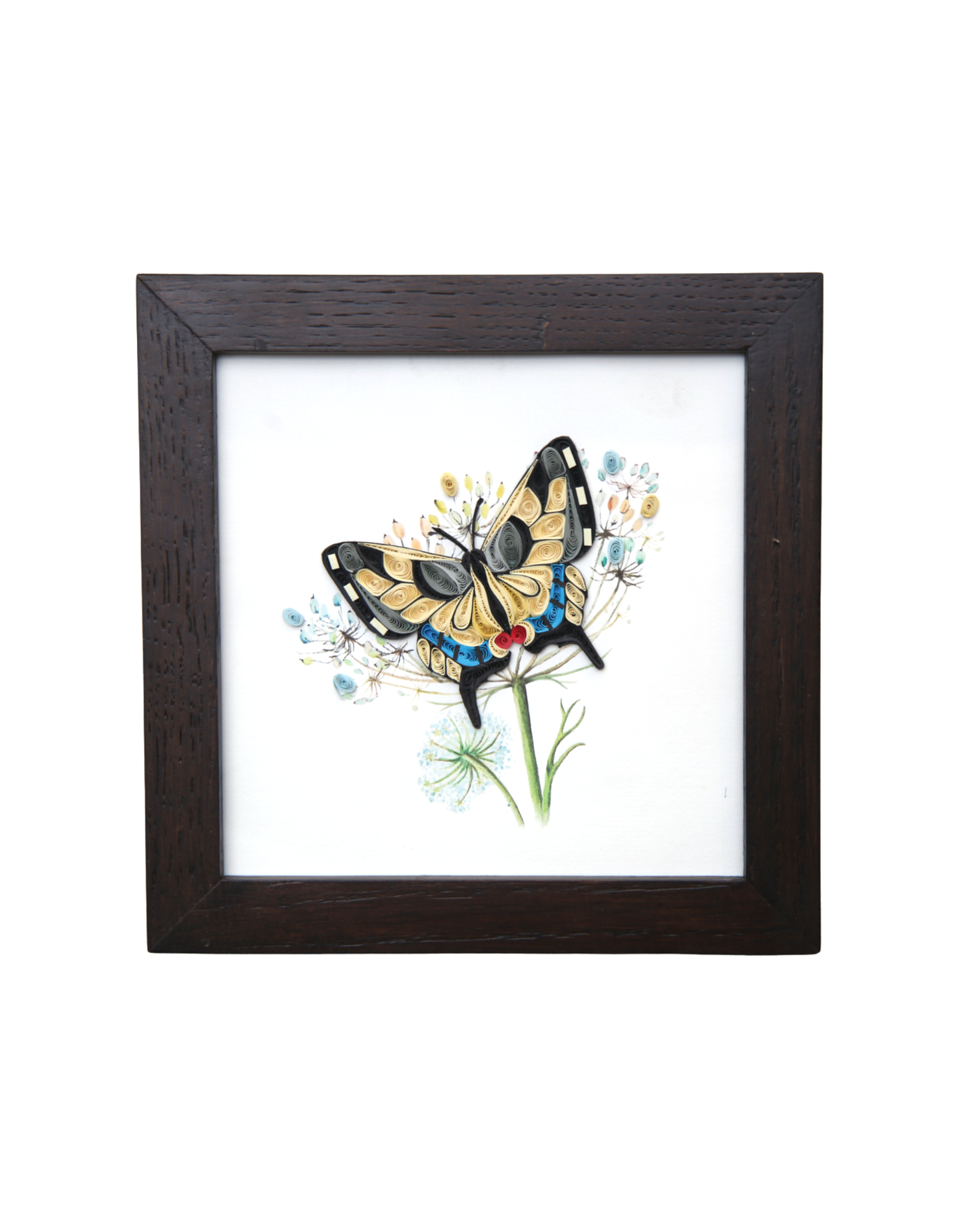 Dark Red Oak Frame - 6" x 6"