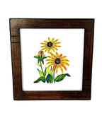 Dark Red Oak Frame - 6" x 6"