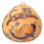 "Whimsy Cat" Gourd Ornament