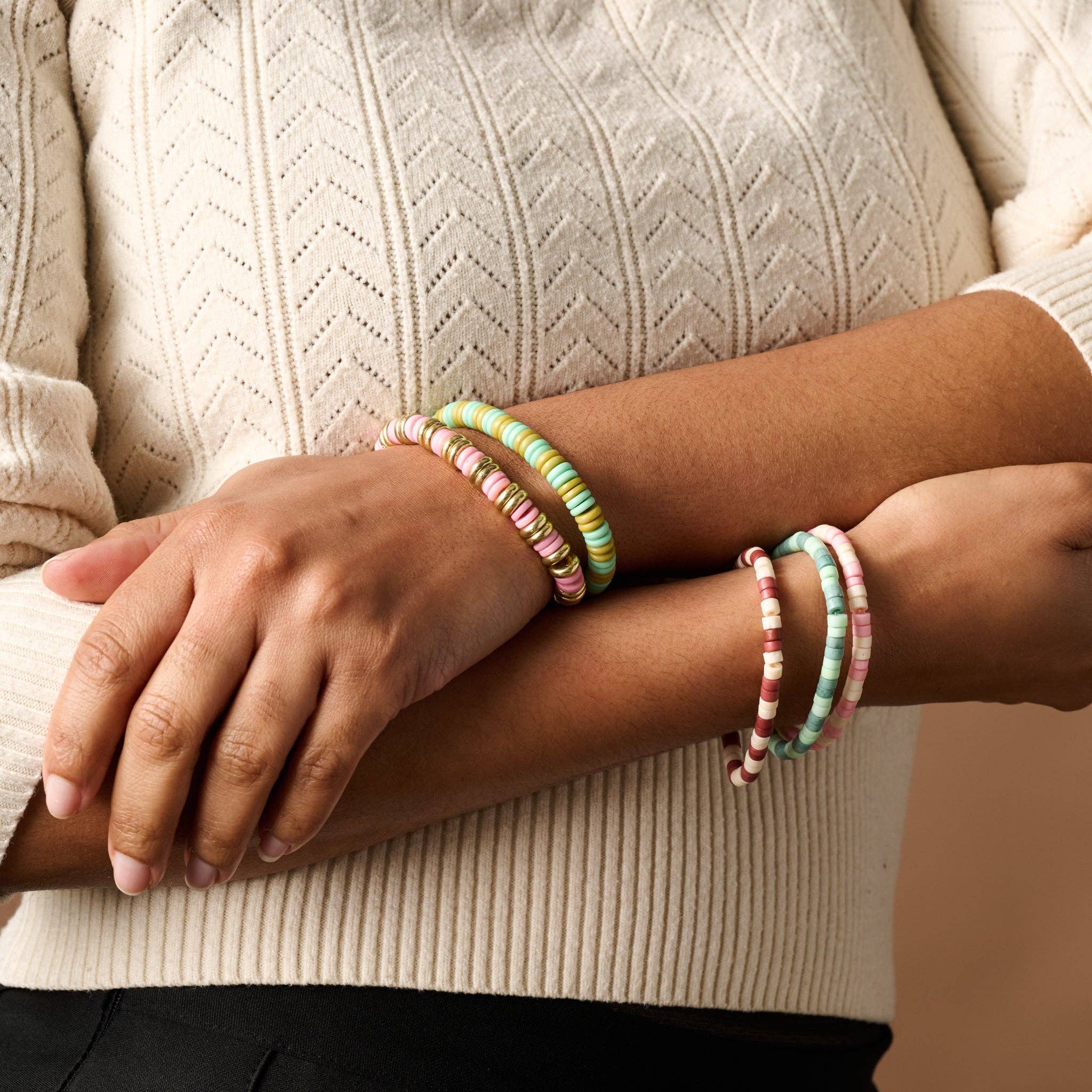 Dara Bone Bead Bracelet