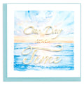 Quilled Greeting Card, "One Day at a Time"