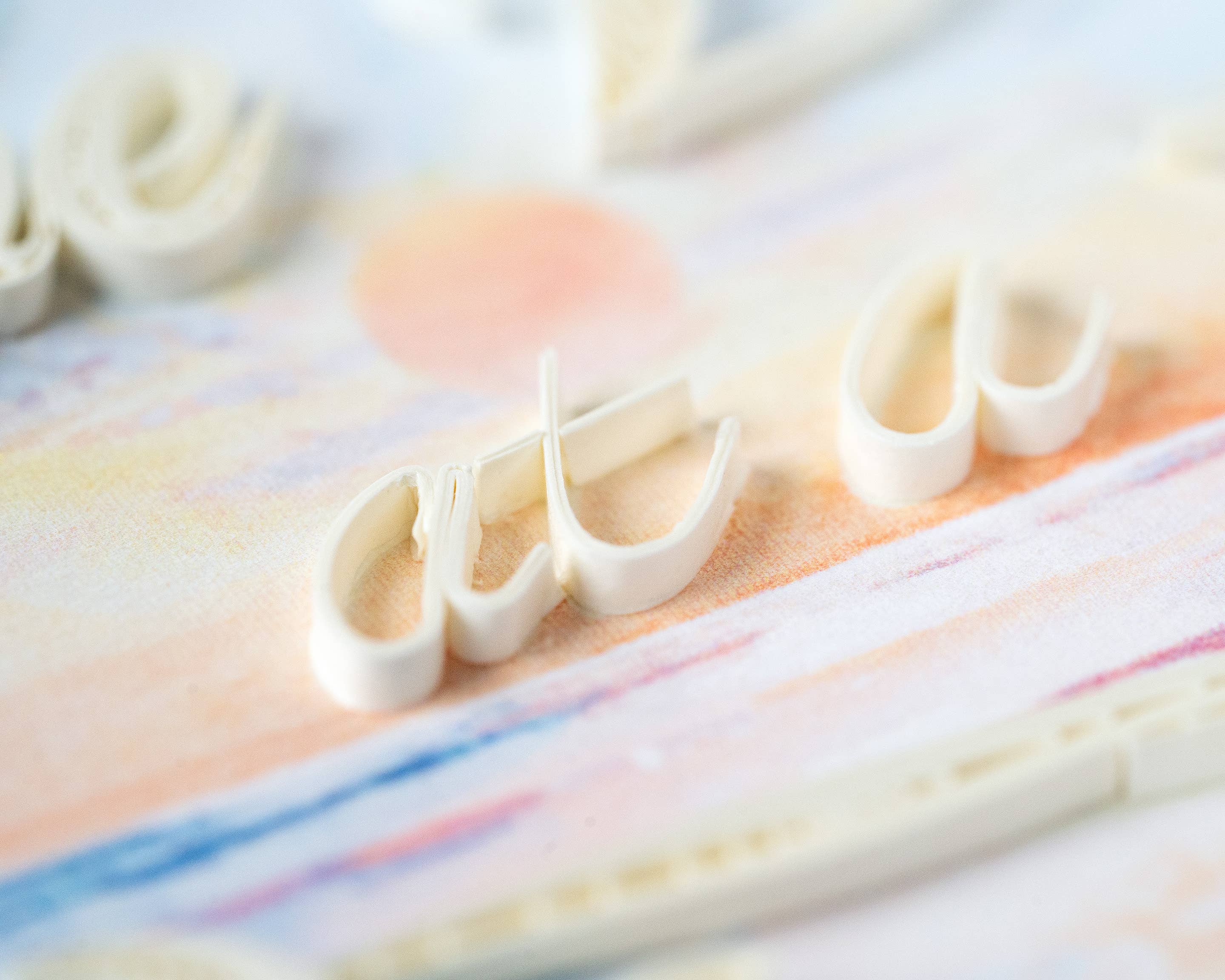Quilled Greeting Card, "One Day at a Time"