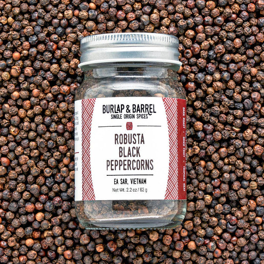 Robusta Black Peppercorns - Single Origin Spice & Seasoning