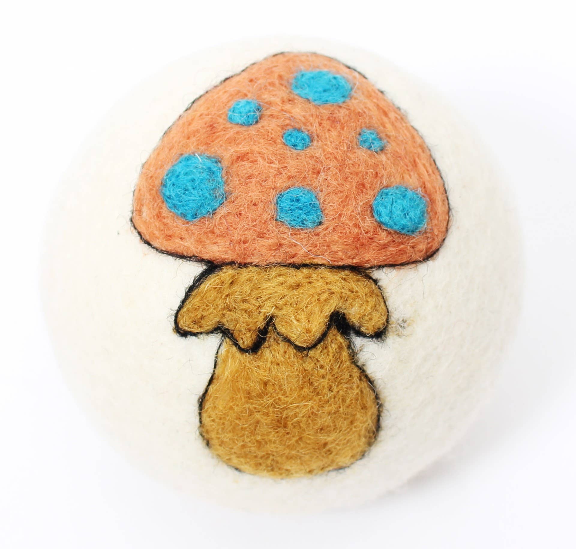 Eco Wool Dryer Balls, "Mushrooms"