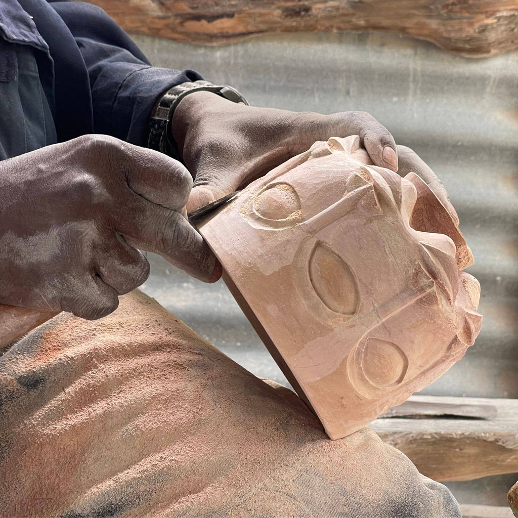 Kenyan Soapstone Nativity, 9 pieces