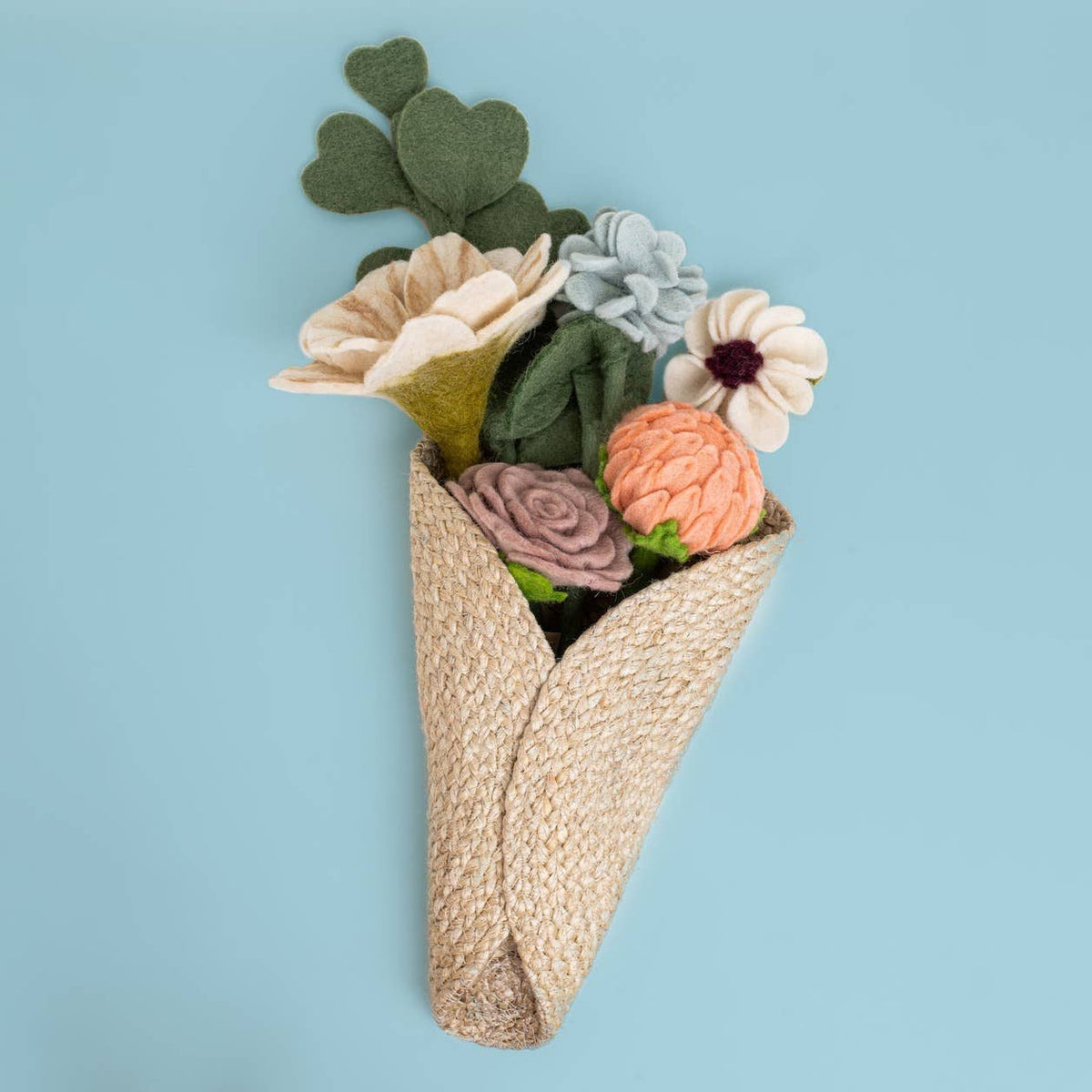 Flower Cone Wall Vase Hanger