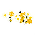 Eco-Paper Garland, "Honey Bee"