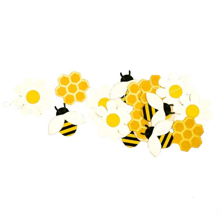 Eco-Paper Garland, "Honey Bee"