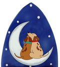 Glass Night Light- Dogs on the Moon