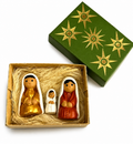 Green Matchbox Nativity