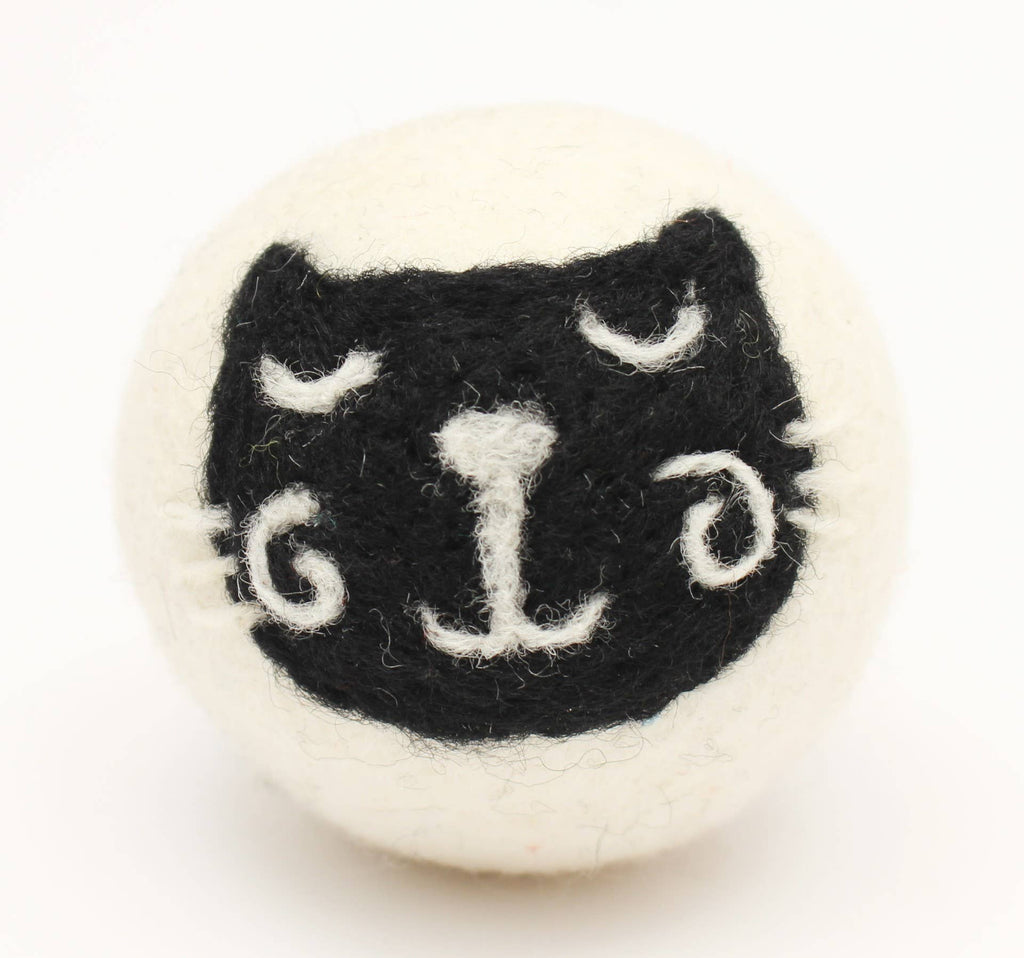 Eco Wool Dryer Balls, "Cats"