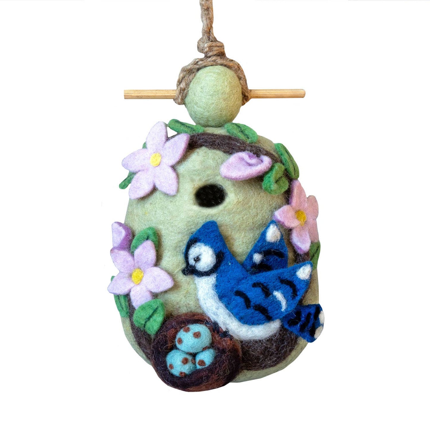 Nesting Blujay Birdhouse