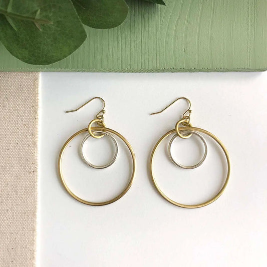 Earrings, Borealis Hoop