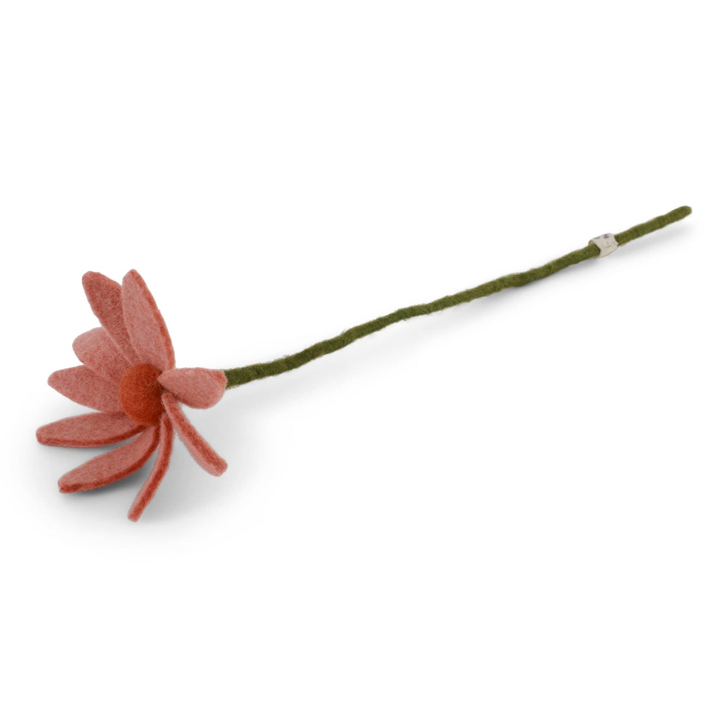 Felted Cosmo Flower, Peach/Coral
