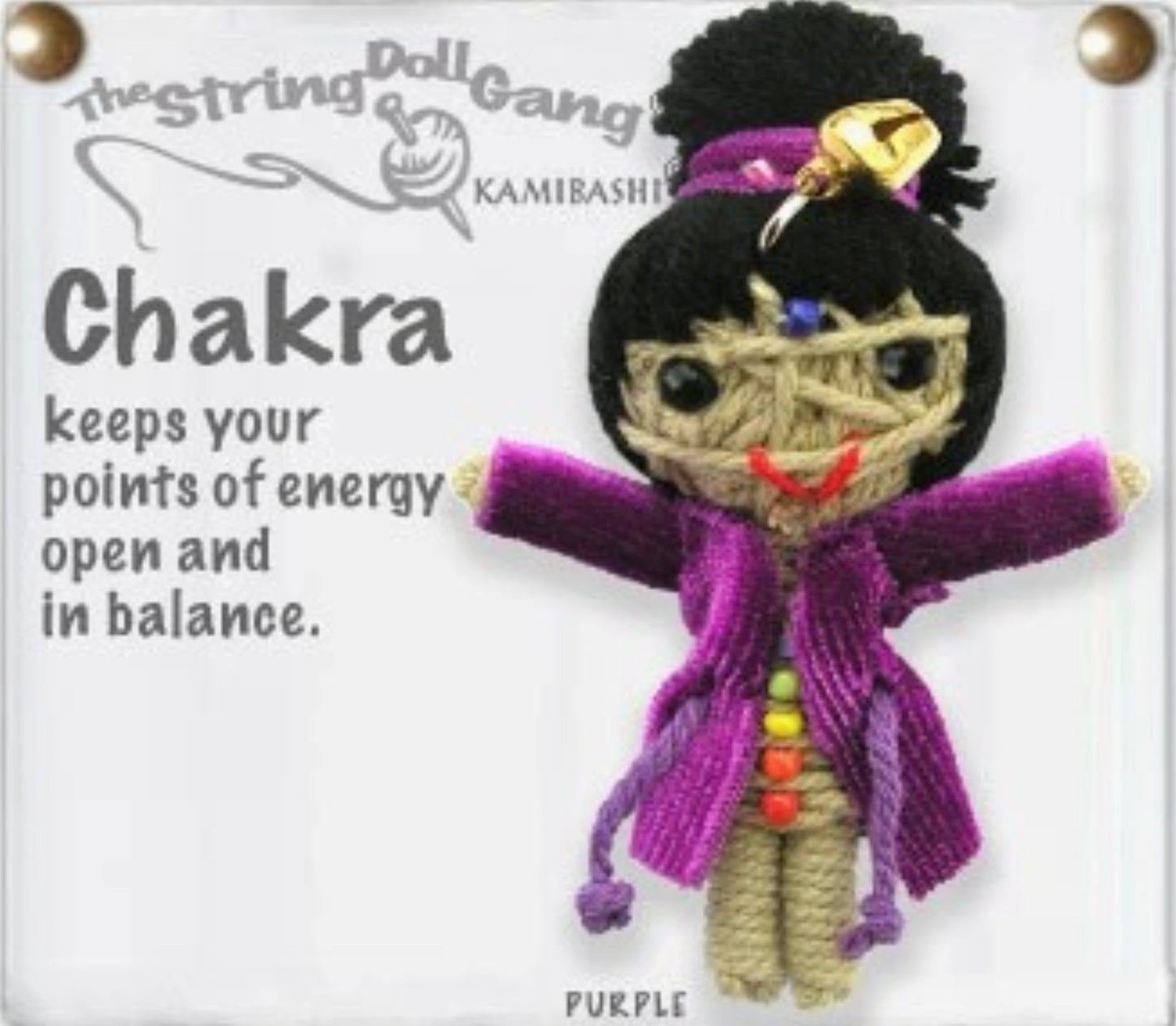 Keychain String Doll, "Chakra"