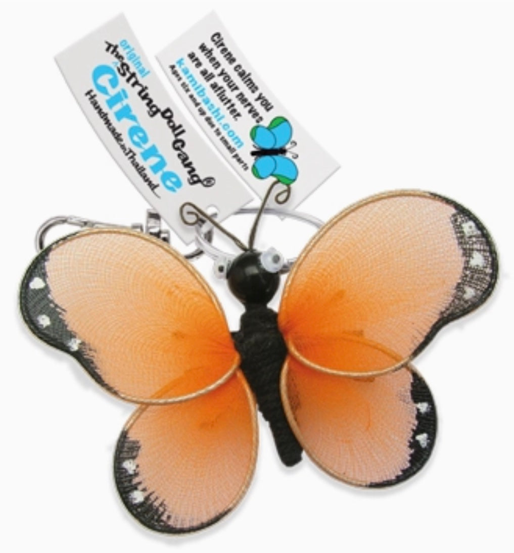 Keychain String Doll, "Cirene the Butterfly"