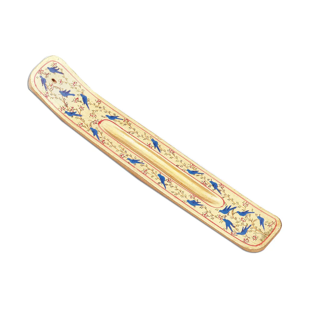 Incense Holder, Painted Wood, Assorted