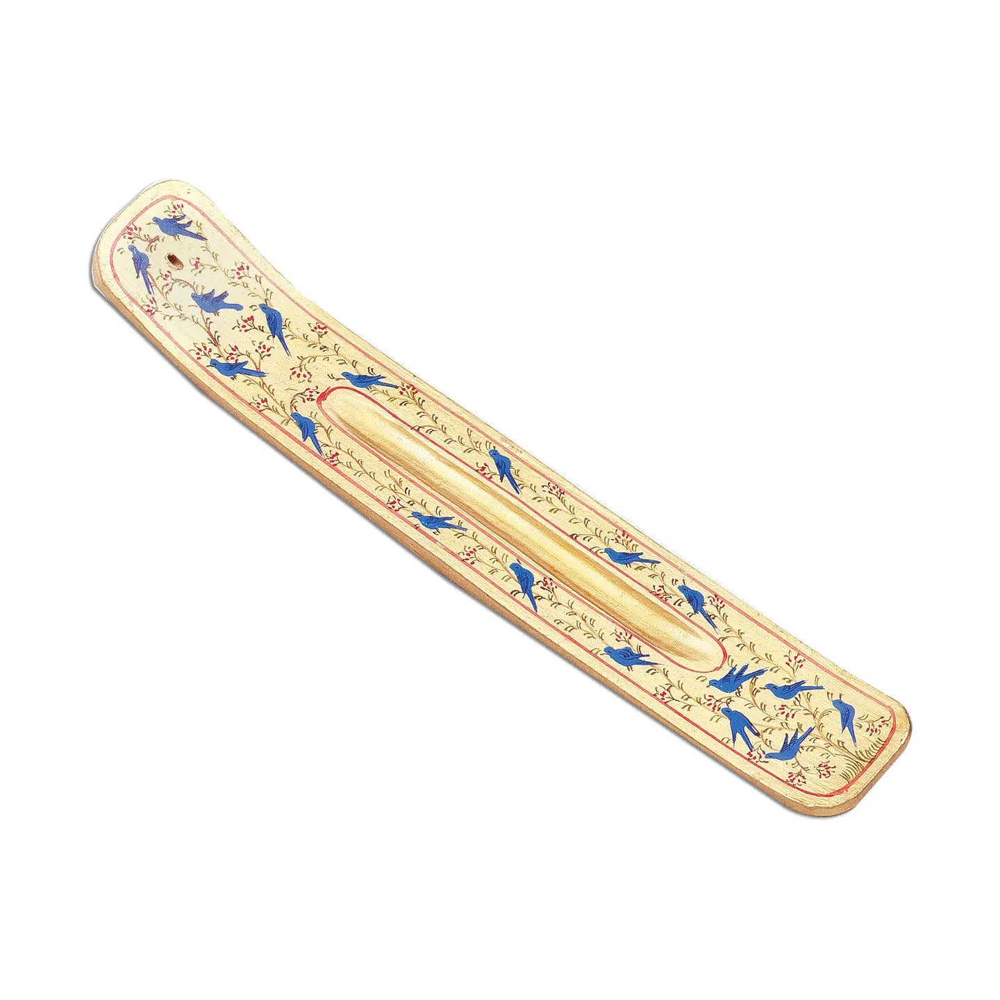 Incense Holder, Painted Wood, Assorted