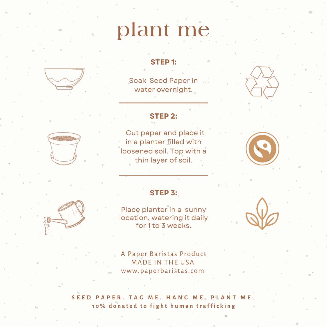 Plantable Seed Gift Tags, Greenery