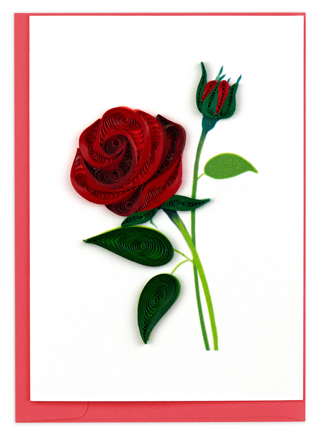 Quilled Gift Enclosure, "Rose"