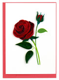Quilled Gift Enclosure, "Rose"